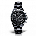 Chanel Black J12 Chronograph Watch 41mm