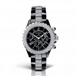 Chanel Black J12 Diamond Chronography 41mm