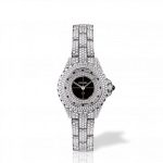 Chanel Black J12 Diamond-Paved Watch 29mm