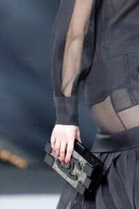 Chanel Black with Crystals Boy Brick Clutch Bag - Runway Fall 2013