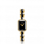 Chanel Ceramic Yellow Gold Diamonds Premiere Watch 15.2mm