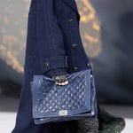 Chanel Dark Blue Boy Chanel Gentle Large Bag - Fall Runway 2013