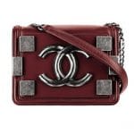 Chanel Dark Red Boy Brick Flap Small Bag - Fall 2013