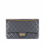 Chanel Grey Patent Reissue 2.55 Flap 227 Bag