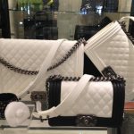 Chanel White Boy Bags