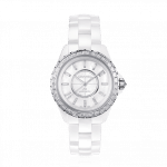 Chanel White J12 Jewelry Watch 38mm