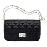 Dior Black Miss Dior Promenade Pouch Bag