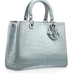Dior Bleu Porcelain Crocodile Diorissimo Bag