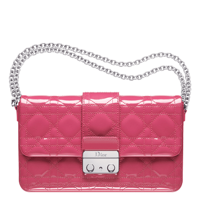 Dior Pink New Lock Pouch Bag