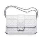 Dior White New Lock Pouch Bag