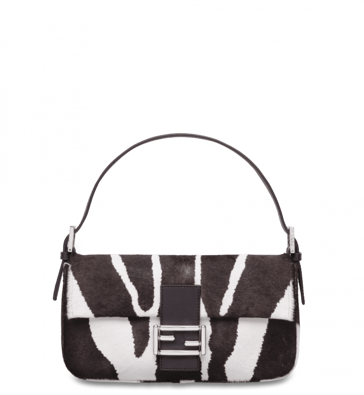 fendi zebra handbag