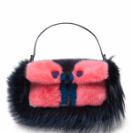 Fendi Multicolor Fur Little Monster Baguette Bag
