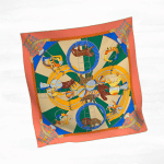 Hermes Circus Vintage Silk Scarf 70