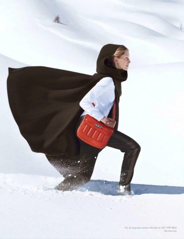 Hermes Fall 2013 Ad Campaign featuring Berline Bag - Spotted Fashion
