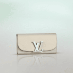 Louis Vuitton Blanc Classe Veau Cachemire Vivienne LV Long Wallet