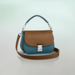 Louis Vuitton Blue Tan Vivienne S-Lock Bag