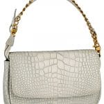 Louis Vuitton Grege Ecrin Pochette Chain Flap PM Bag