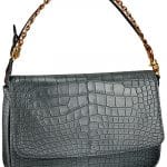 Louis Vuitton Gris Ecrin Pochette Chain Flap MM Bag
