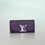 Louis Vuitton Purple Taurillon Vivienne LV Long Wallet