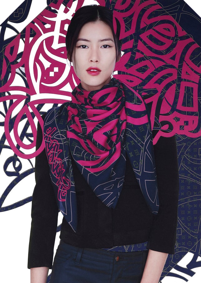 Louis Vuitton Street Artists Scarves Collaboration for Fall 2013 | Spotted Fashion