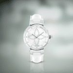 Louis Vuitton Tambour Forever White Medium Watch