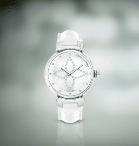 Louis Vuitton Tambour Forever White Medium Watch