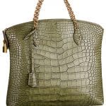 Louis Vuitton Vert Ecrin Lockit Chain Bag
