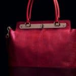 Valentino Scarlet Lizard Tote Bag