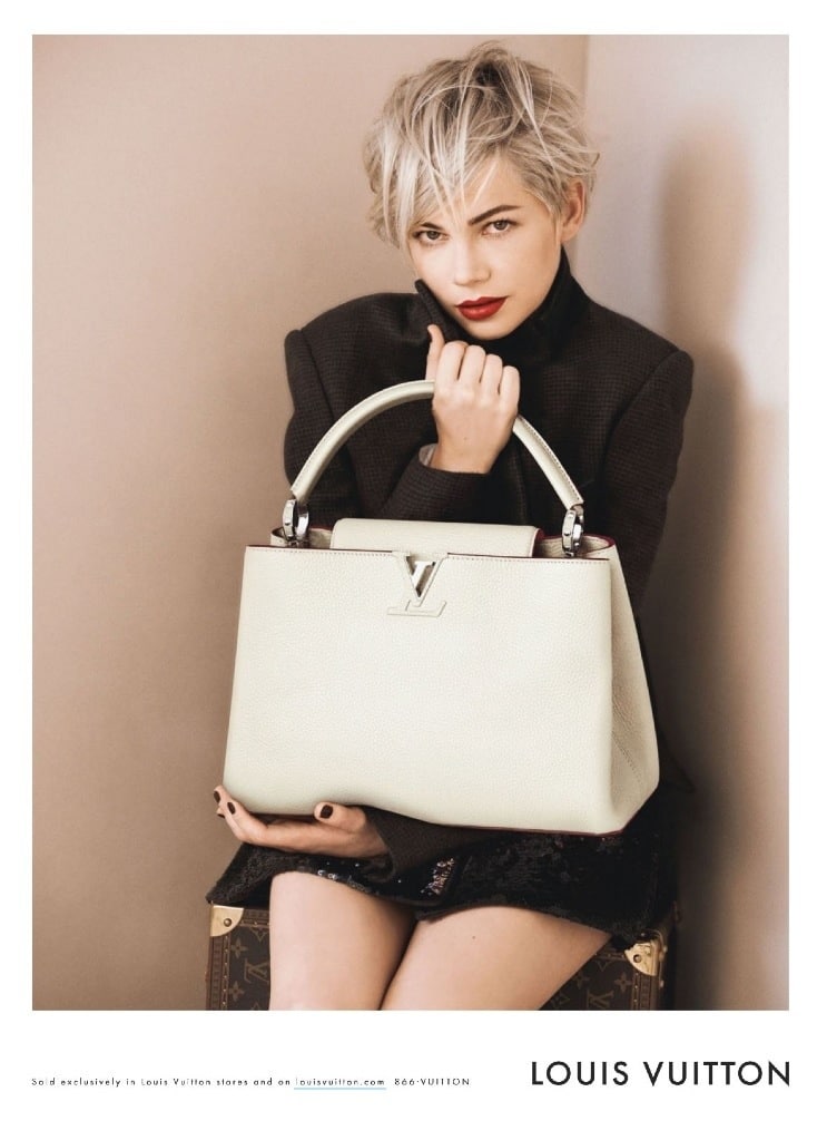 Louis Vuitton Capucines Bag and Michelle Williams