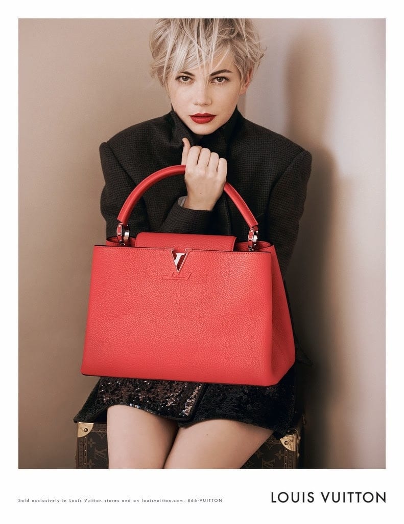 Louis Vuitton Capucine Bag Ad Campaign with Michelle Williams | Spotted Fashion