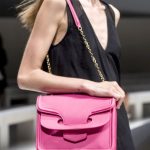 Salvatore Ferragamo Pink Chain Flap Bag Runway Spring 2014