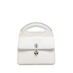 Balenciaga White Maillon Round Handle M Bag