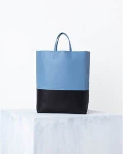 Celine Bicolor Lavender Blue Cabas Bag - Spring 2014
