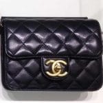 Chanel Black Crossing Times Flap Mini Bag