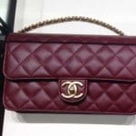 Chanel Dark Red Crossing Times Flap Medium Bag
