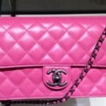 Chanel Fuchsia Crossing Times Flap Bag