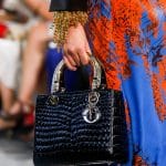 Dior Black Crocodile Lady Dior Bag - Runway Spring 2014