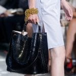 Dior Black Python Tote Bag - Runway Spring 2014