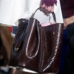 Dior Burgundy Python Tote Bag - Runway Spring 2014