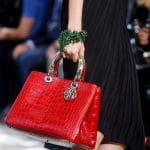 Dior Red Crocodile Diorissimo Bag - Runway Spring 2014