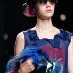 Fendi Blue Fur Clutch Bag - Runway Spring 2014