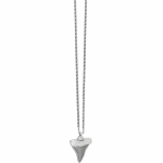 Givenchy Silver-Tone Shark Tooth Necklace
