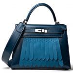 Hermes Blue Kelly Sellier Golf Bag - Spring 2013