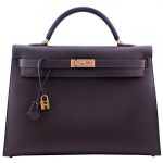 Hermes Chocolate Brown Kelly 40cm Bag