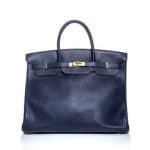 Hermes Navy Birkin 40cm Bag