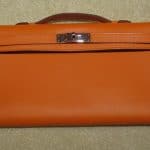 Hermes Orange Kelly Longue Bag