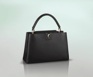 Louis Vuitton Black Capucines MM Bag