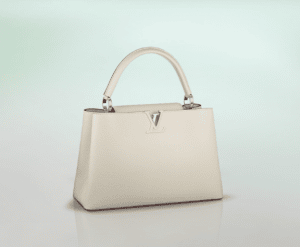 Louis Vuitton Blanc Casse Capucines Bag