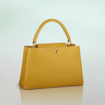 Louis Vuitton Ocre Capucines MM Bag