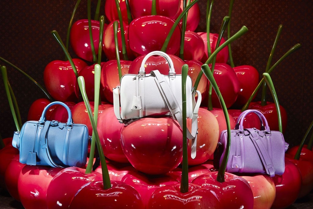 The Limited Edition SC bag by Sofia Coppola and Louis Vuitton at Bon Marché
